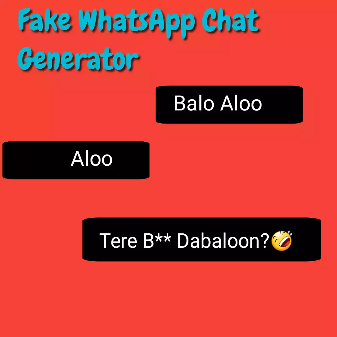 Fake WhatsApp Chat Generator, fake whatsapp chat creator